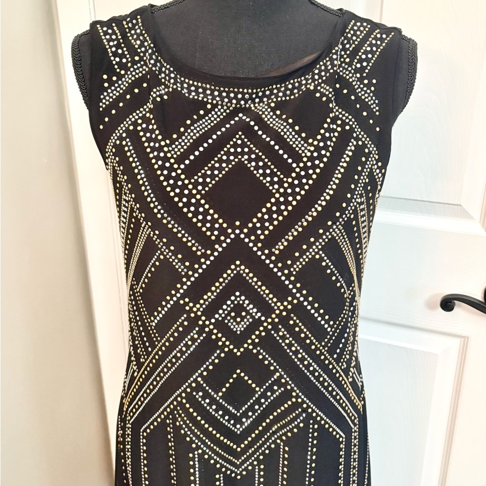WHBM Beaded Dress🖤 - Picture 3 of 7